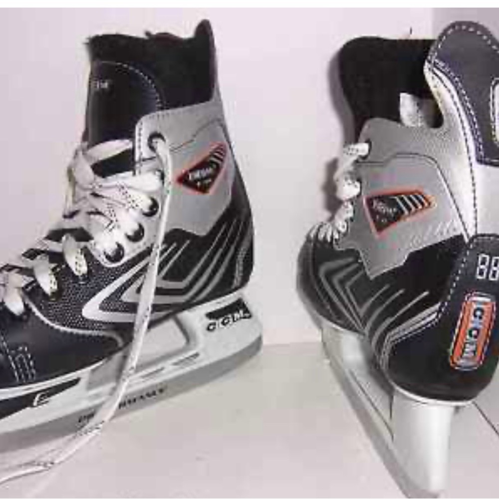CCM Black and Gray Hockey Skates